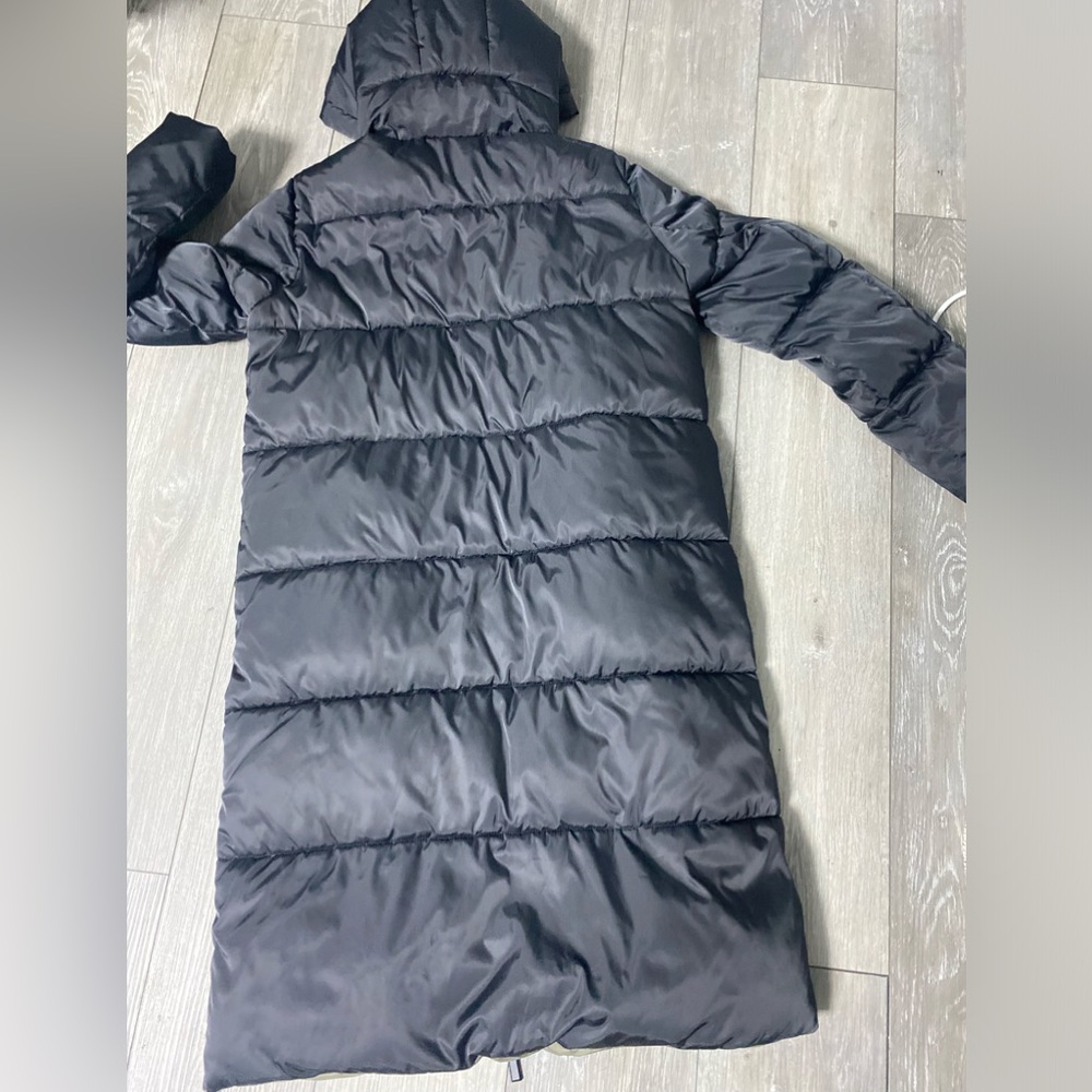 🆕 2024 ZARA REVERSIBLE ANORAK LONG PUFFER DOWN COAT - Picture 6 of 6